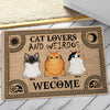 Personalized Cat Doormat, Cat Lover And Weirdos