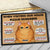 Personalized Cat Doormat - When Visiting Our House Please Remember