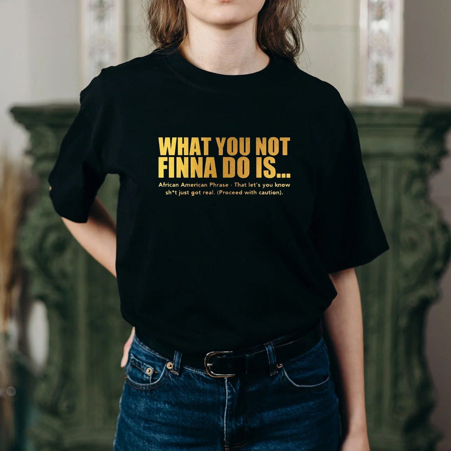 Lo que no vas a hacer es una camiseta de orgullo negro, camisetas afroamericanas
