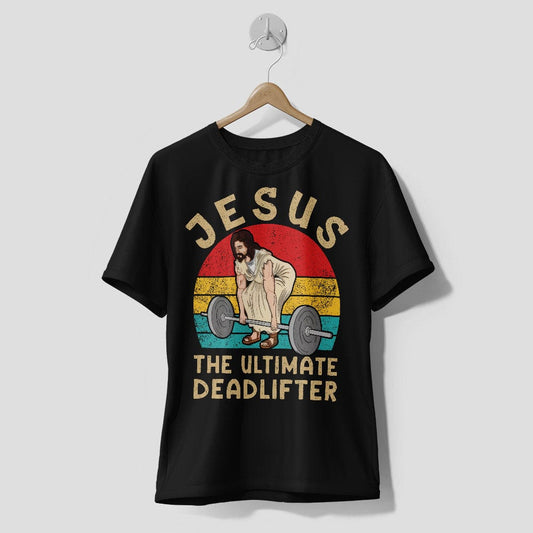 Camiseta de Jesús, el mejor levantador de pesas
