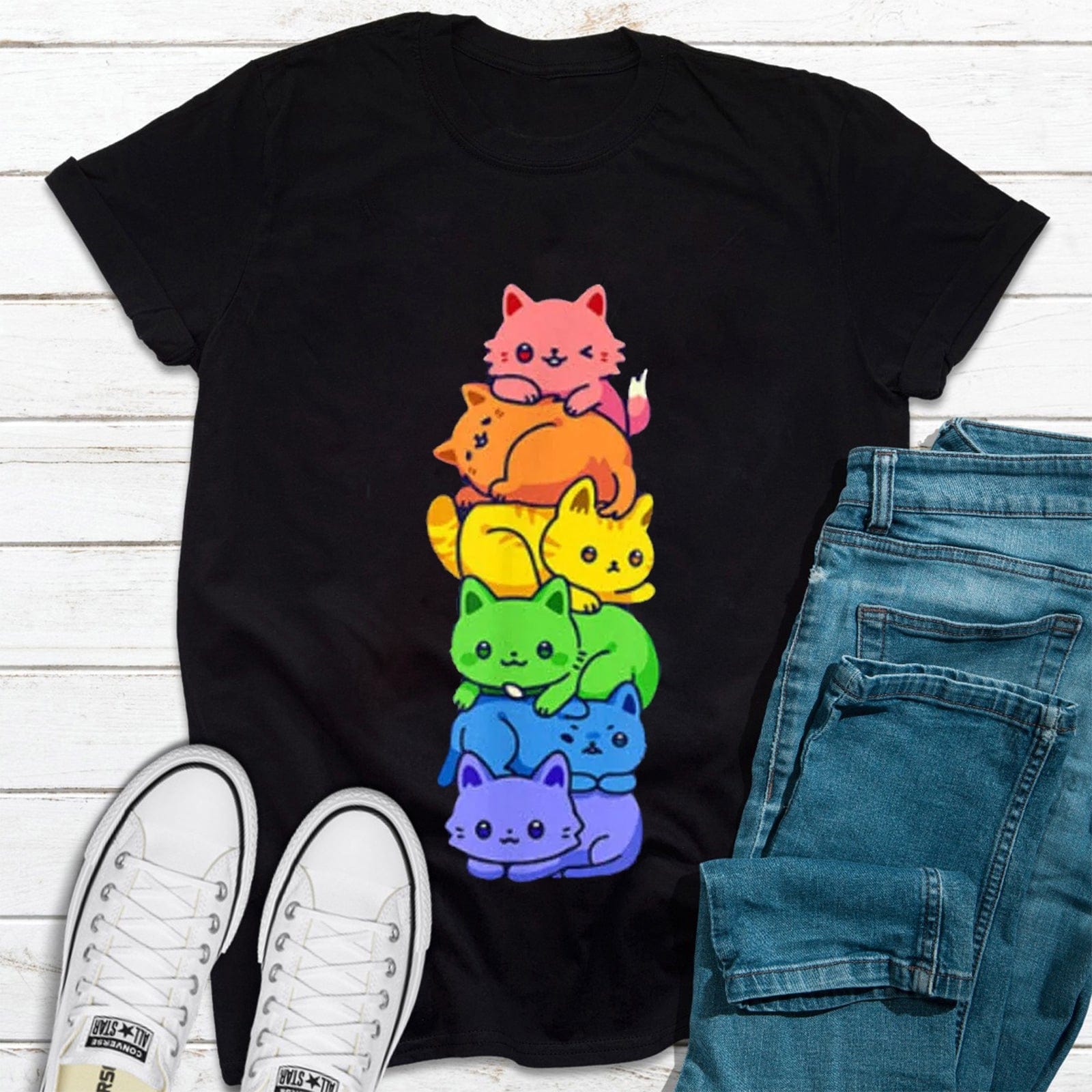 Gay Pride Cat LGBT Shirt