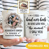 Personalized Dog Lover Mug - I Feel Heart Over Heels In Love With You