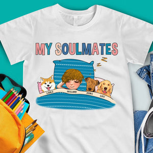 Camiseta personalizada para amantes de los perros - My Soulmates