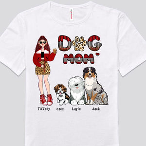 Camiseta personalizada para amantes de los perros - Dogs Mom