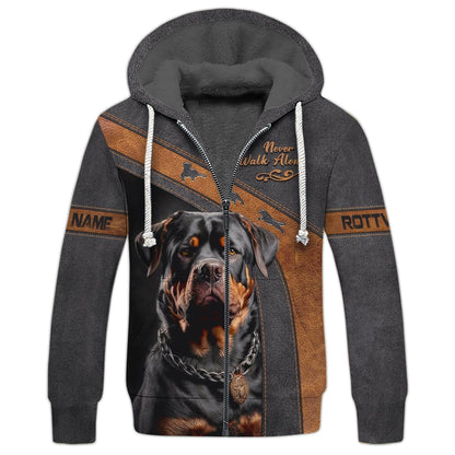 Majestic Rottweiler Custom T-Shirts Rottweiler 3D Shirt, All Over Printed