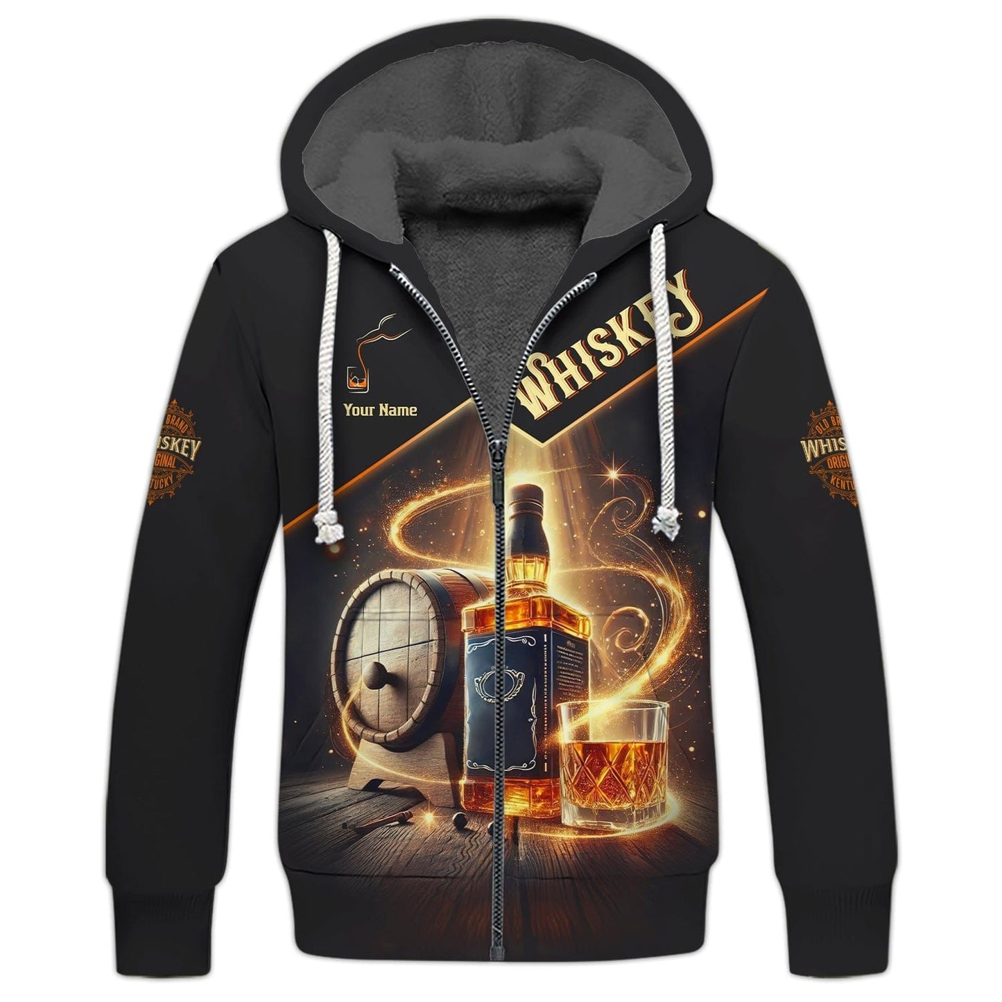 Personalized Whiskey With Barrel T-Shirts Gift For Whiskey Lovers, All Over Printed
