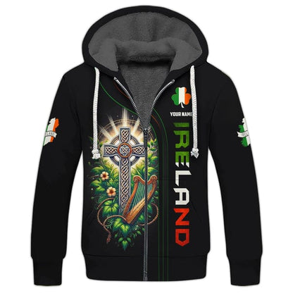 Custom Ireland Shirt, Gift For Ireland Lover, All Over Printed