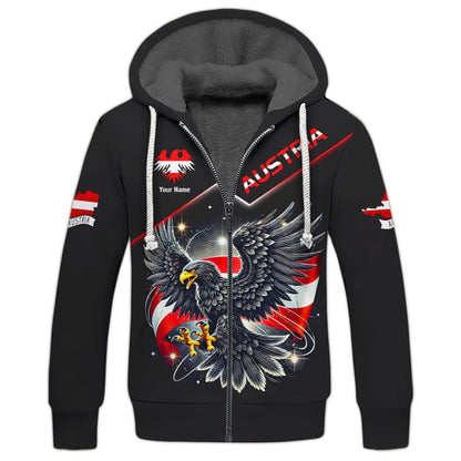 Personalized Austria Shirts, All Over Printed