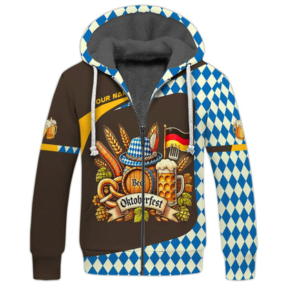 Oktoberfest Custom Name 3D Shirt Personalized Gift For Beer Lovers, All Over Printed