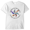 Imagine All The People Living Life In Peace Hippie Shirt