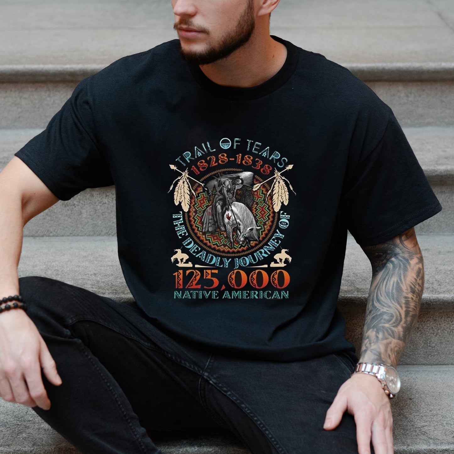 Camisetas de nativos americanos de Trail Of Tears