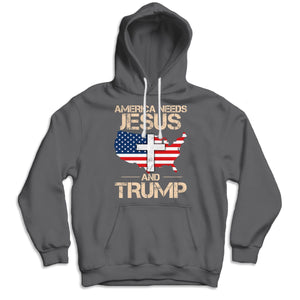 America Needs Jesus And Trump Shirts