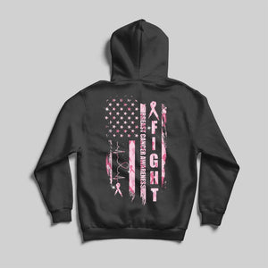 Fight Breast Cancer Flag Shirts