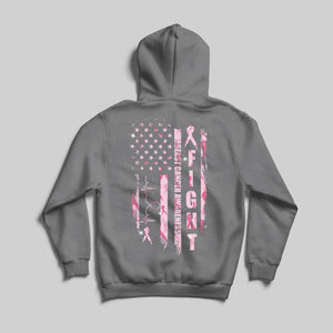 Fight Breast Cancer Flag Shirts