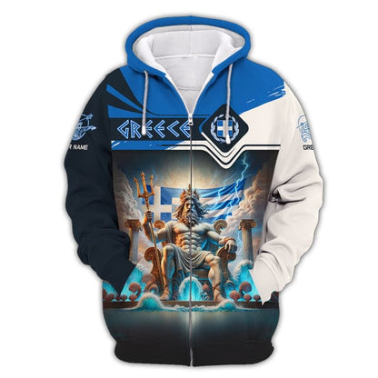 Greece Shirt, Gift For Greece Lover, All Over Printed