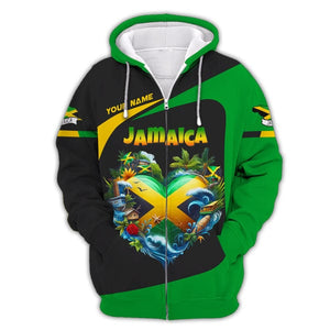 Custom Jamaica Shirt, Gift For Jamaica Lover, All Over Printed