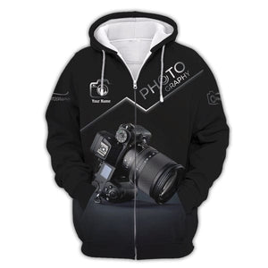 Custom Photography Shirt, Gift For Photography Lover, All Over Printed