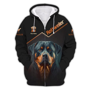 Custom Rottweiler Shirt, Gift For Rottweiler Lover, All Over Printed