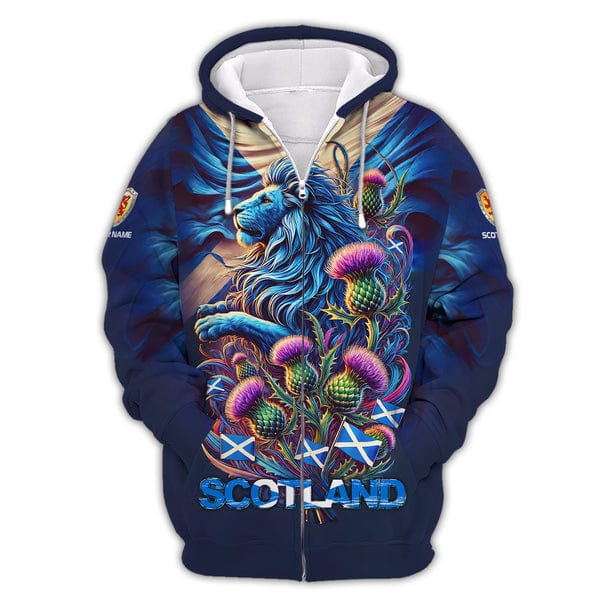 Custom Scotland Shirt, Gift For Scotland Lover, All Over Printed