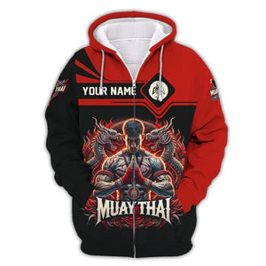 Custom Muay Thai Shirt, Gift For Muay Thai Lover, All Over Printed