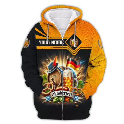 Oktoberfest 3D Shirts Beer Festival Custom T-Shirt Gift For Oktoberfest Lovers, All Over Printed