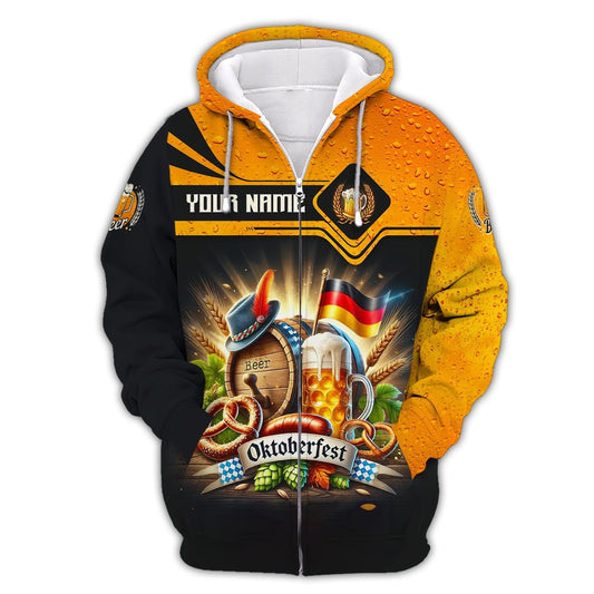 Oktoberfest 3D Shirts Beer Festival Custom T-Shirt Gift For Oktoberfest Lovers, All Over Printed