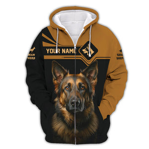 German Shepherd Shirt, Gift For Dog Lover, All Over Printed