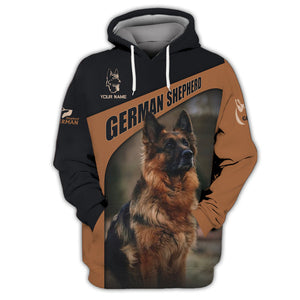 German Shepherd Shirt, Gift For Dog Lover, All Over Printed