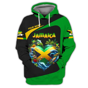 Custom Jamaica Shirt, Gift For Jamaica Lover, All Over Printed