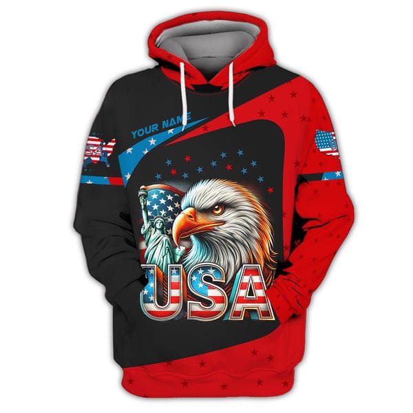 Personalized American Shirt, All Over Printed