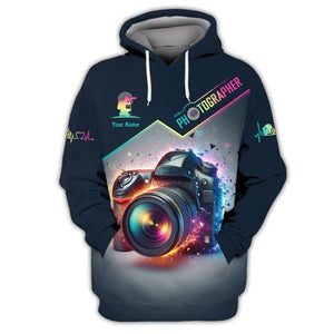 Custom Photography Shirt, Gift For Photography Lover, All Over Printed