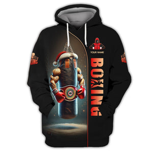 Custom Boxing 3D Shirt With Boxing Bag Champion Personalized Gift For Boxing Lovers, All Over Printed