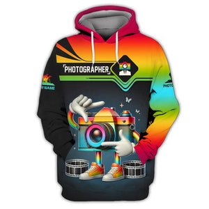 Custom Photography Shirt, Gift For Photography Lover, All Over Printed