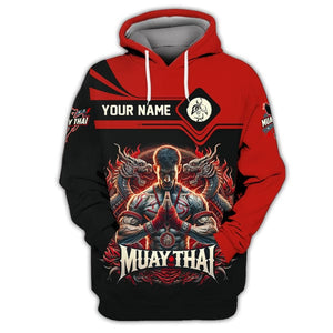 Custom Muay Thai Shirt, Gift For Muay Thai Lover, All Over Printed