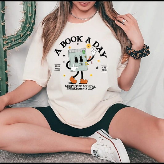Un libro al día para mantener alejado el colapso mental Camisetas