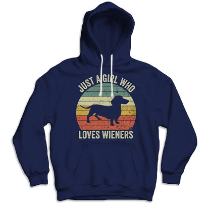 Solo una chica que ama las camisetas de Dachshund de Wieners