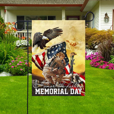 Honor The Fallen Memorial Day House & Garden Flag