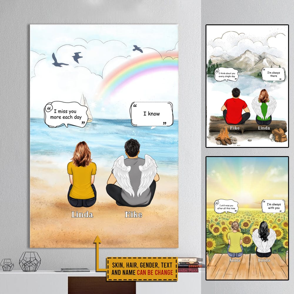 Lienzo conmemorativo familiar personalizado: conversación Still Talk About You