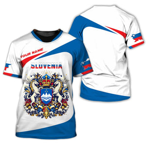 Custom Slovenia Shirt, Gift For Slovenia Lover, All Over Printed