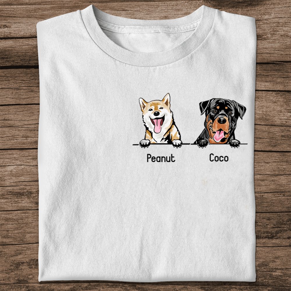 Personalized Dog Lover Shirt - Choose Your Dogs And Customize With Your Name