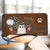 Personalized Cat Wallet 20x11cm - Customizable Cat Breed & Name Design With Heart And Flower