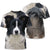 Border Collie All Over Print Shirt, Fully-Featured Dog Print Shirt, Unique Every Angle