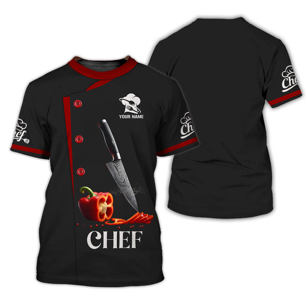 Personalized Chef Shirt, All Over Printed