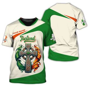 Custom Ireland Shirt, Gift For Ireland Lover, All Over Printed