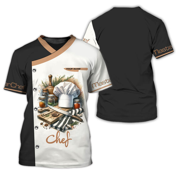 Personalized Chef Shirt, All Over Printed