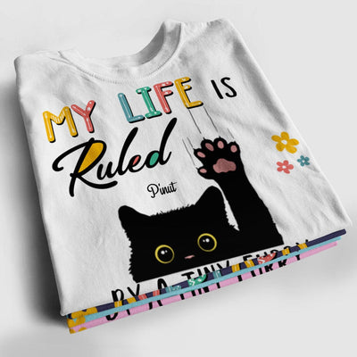 Personalized Cat Shirt - My Life Is Ruled By A Tiny Furry Overlord