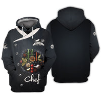 Personalized Chef Shirt - Refined Spice and Herb Layout for Culinary Experts