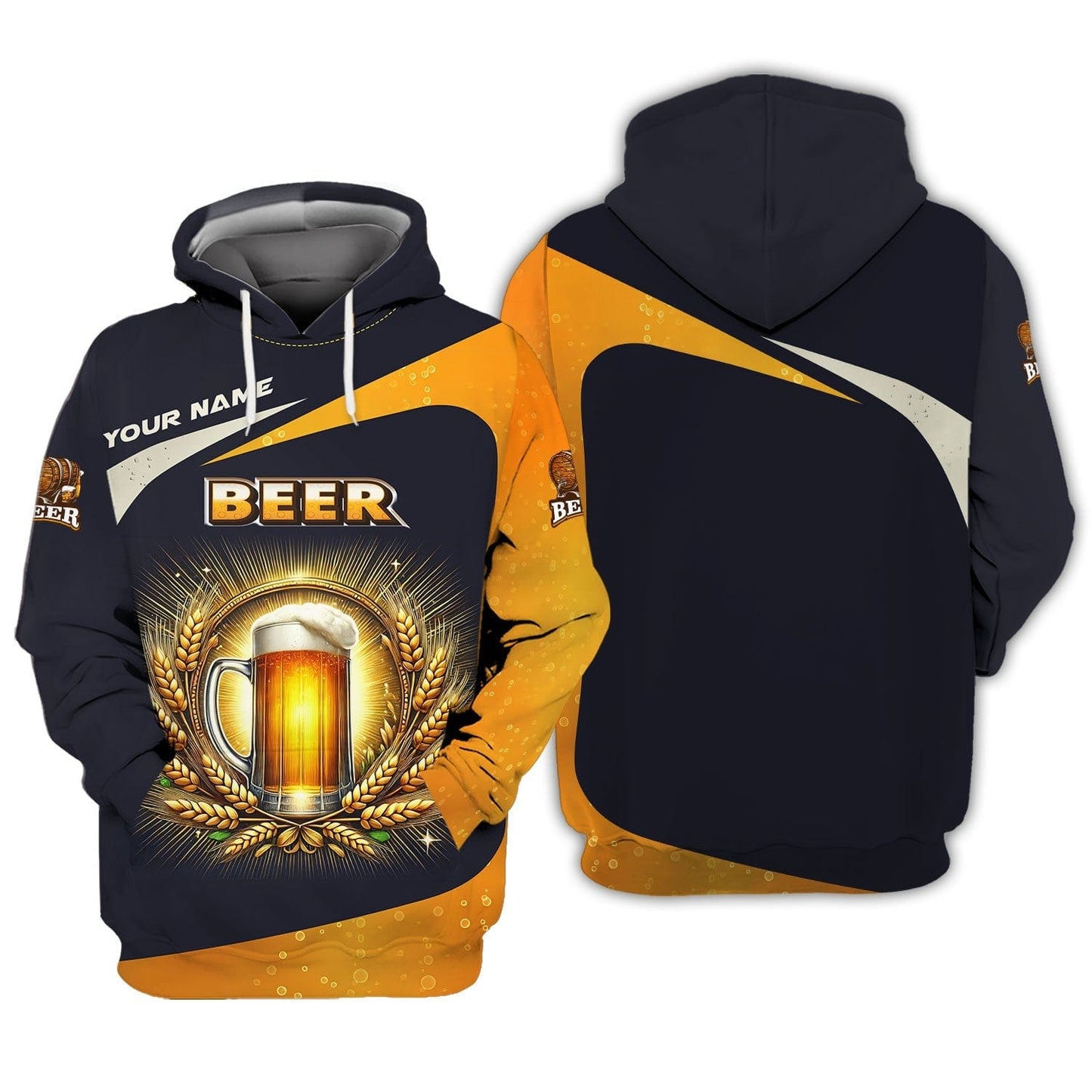 Beer Personalized Name 3D Shirt Custom Name Gift For Beer Lovers, All Over Printed