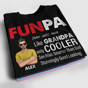 Personalized Family Shirt -  Funpa Like Grandpa Only Cooler