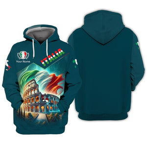 Custom Italy Shirt, Gift For Italy Lover, All Over Printed